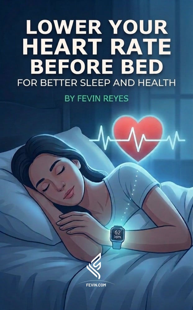 Lower your heart rate before bed for better sleep and health by Fevin Reyes, a licensed health insurance agent based in San Diego